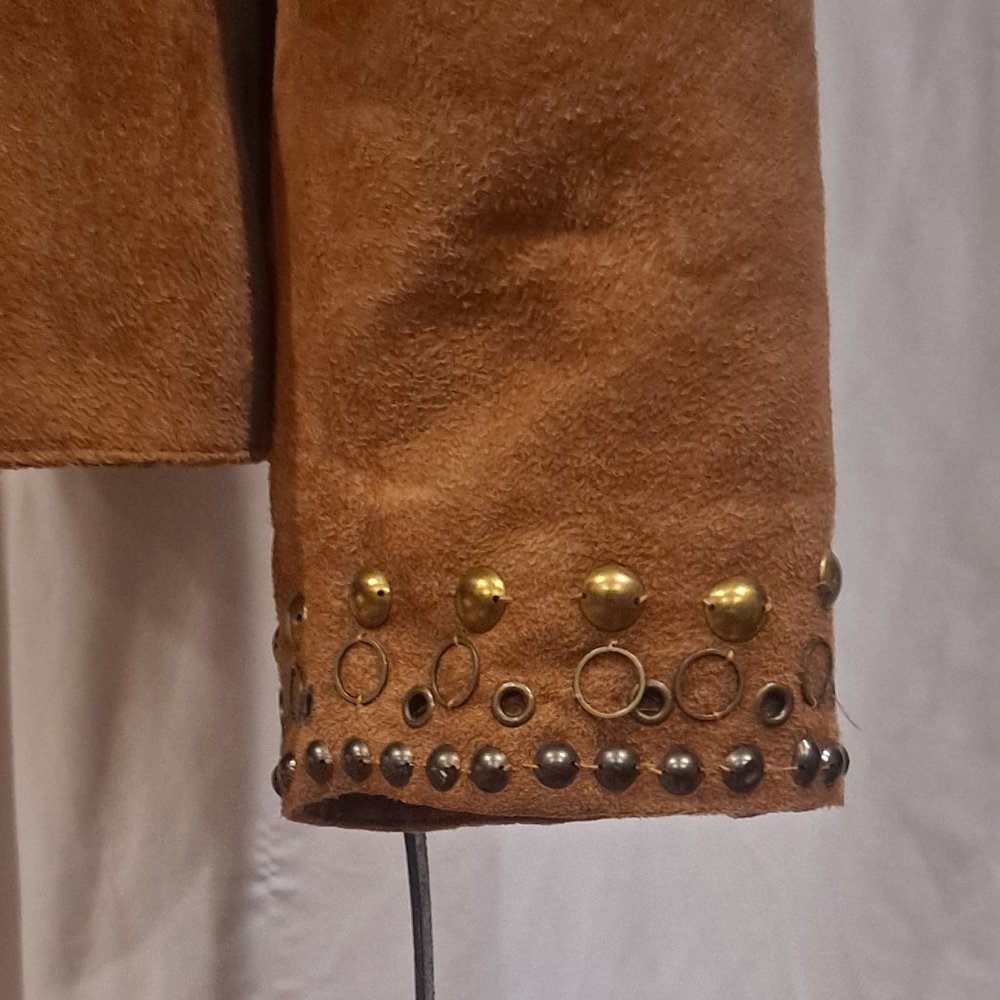 CHICO'S WOMEN'S SUEDE LIKE JACKET - Picture 3 of 8